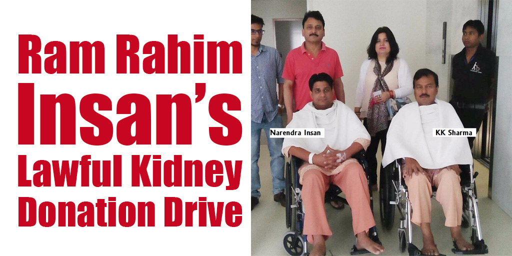 A volunteer donating a kidney to save a person’s life