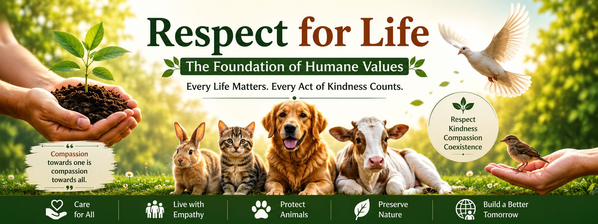 Respect for Every Living Being: Building a More Compassionate World