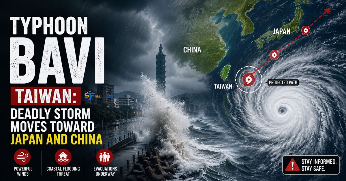 Typhoon Bavi Taiwan: Deadly Storm Moves Toward Japan and China